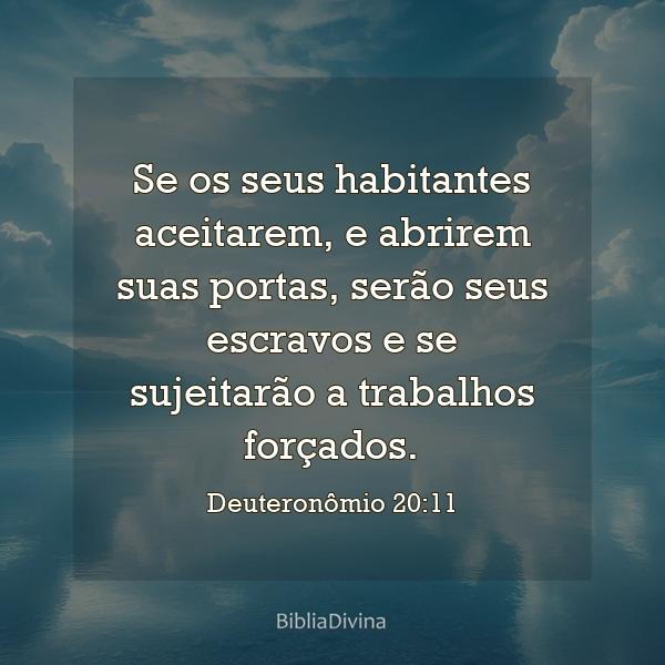 Deuteronômio 20:11