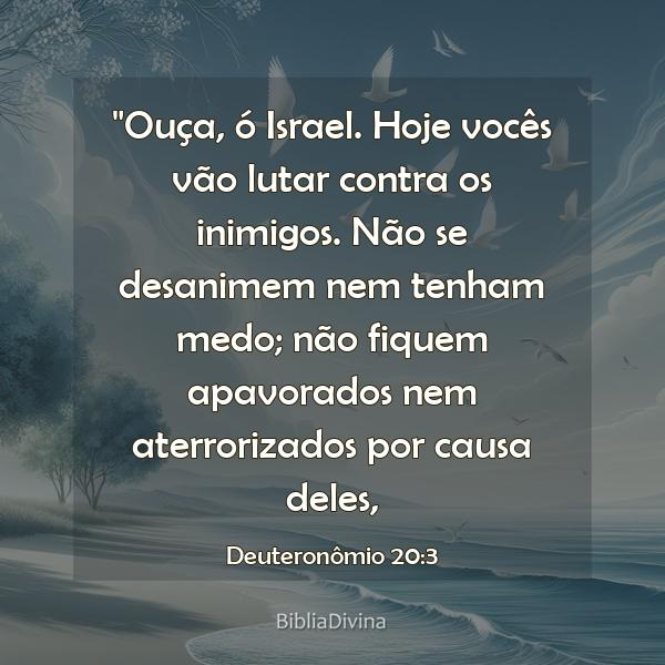 Deuteronômio 20:3