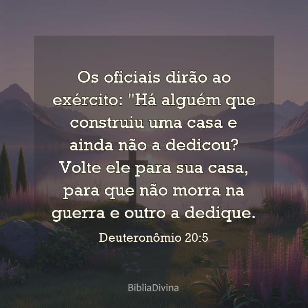 Deuteronômio 20:5