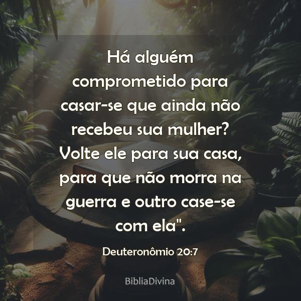 Deuteronômio 20:7