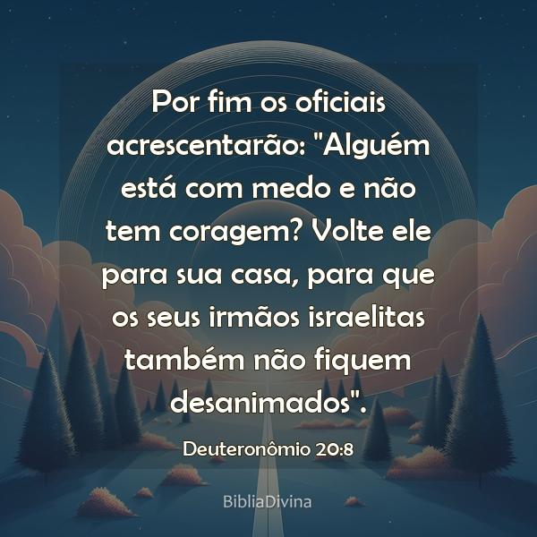 Deuteronômio 20:8