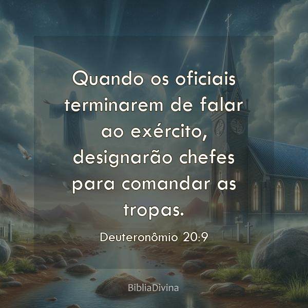 Deuteronômio 20:9