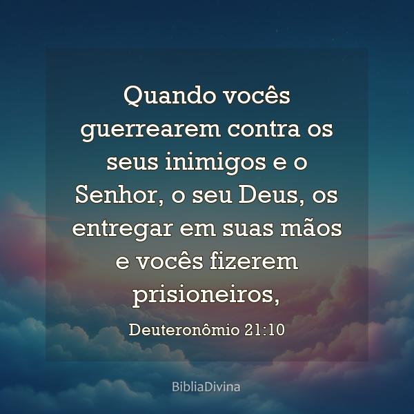 Deuteronômio 21:10