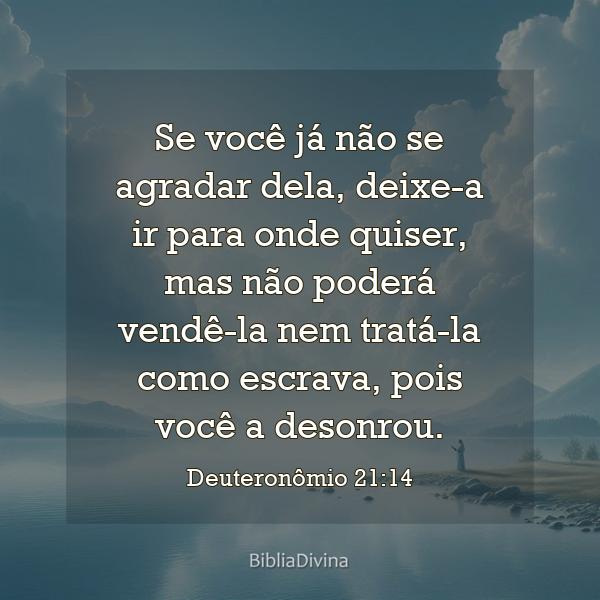 Deuteronômio 21:14