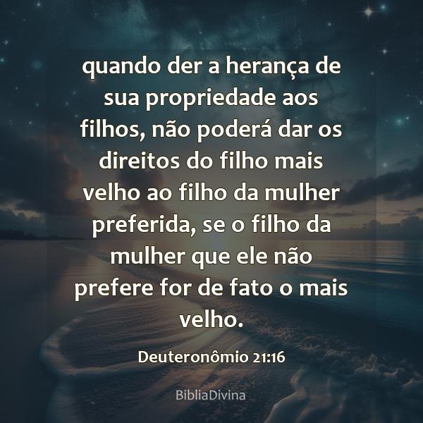 Deuteronômio 21:16