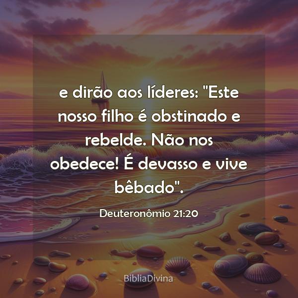 Deuteronômio 21:20