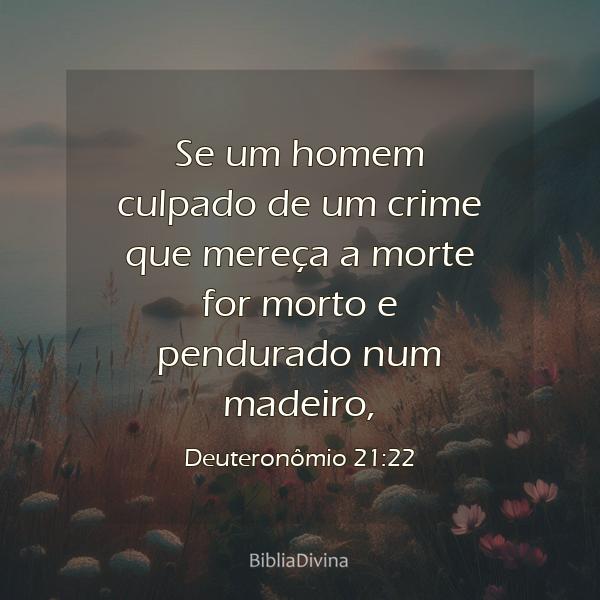 Deuteronômio 21:22