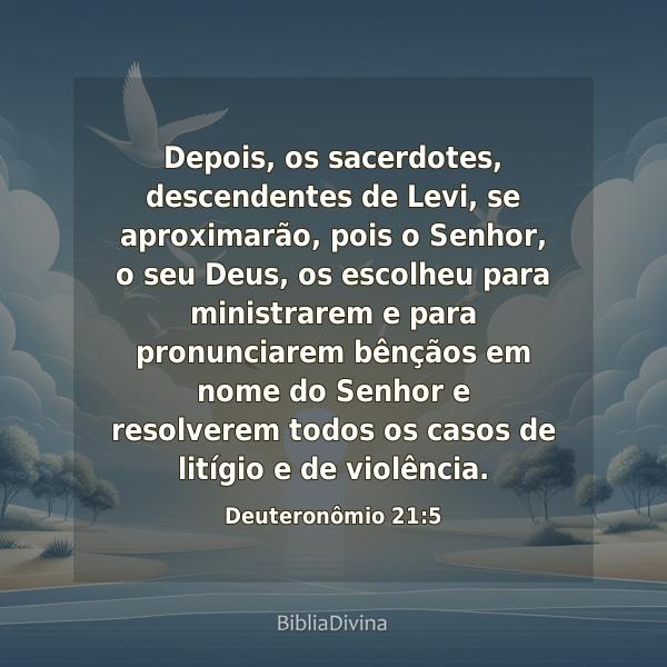 Deuteronômio 21:5