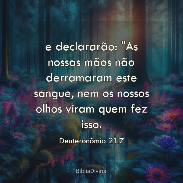 Deuteronômio 21:7