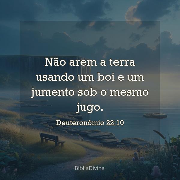 Deuteronômio 22:10