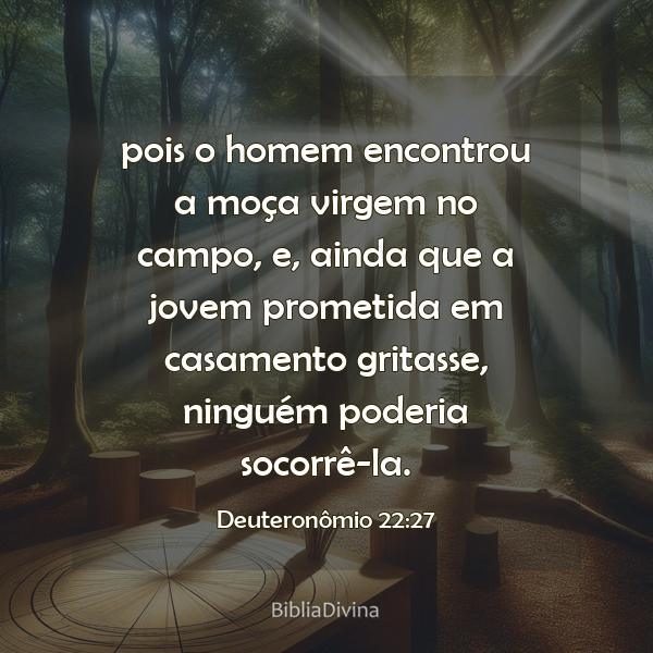 Deuteronômio 22:27