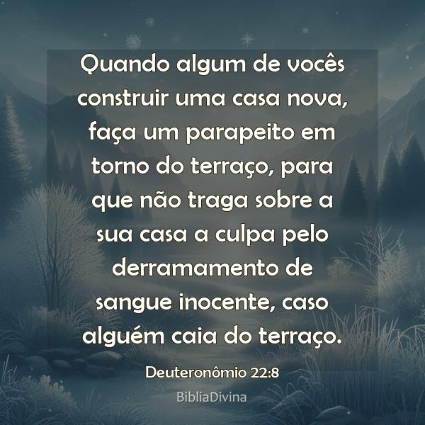 Deuteronômio 22:8