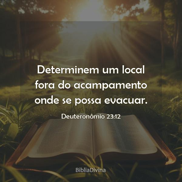 Deuteronômio 23:12