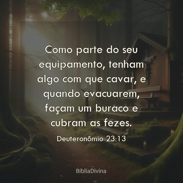 Deuteronômio 23:13