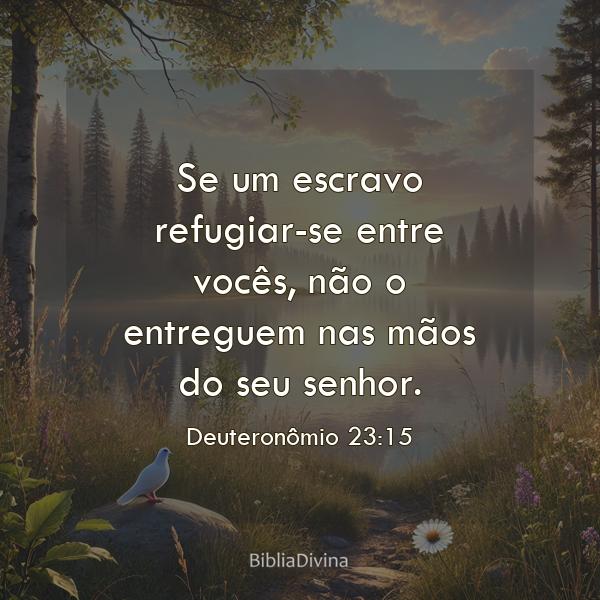 Deuteronômio 23:15