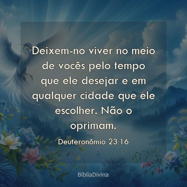 Deuteronômio 23:16