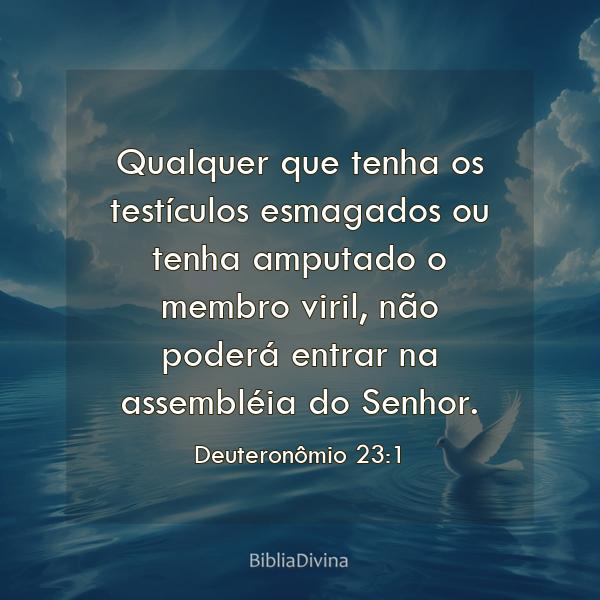 Deuteronômio 23:1