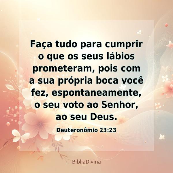 Deuteronômio 23:23