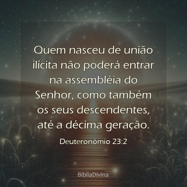 Deuteronômio 23:2