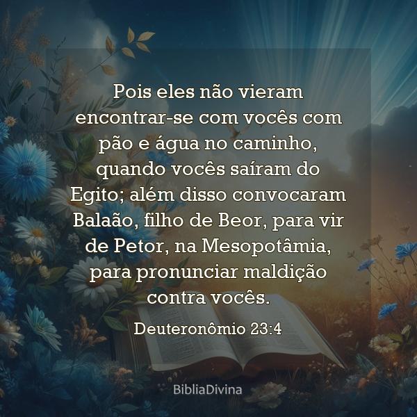 Deuteronômio 23:4