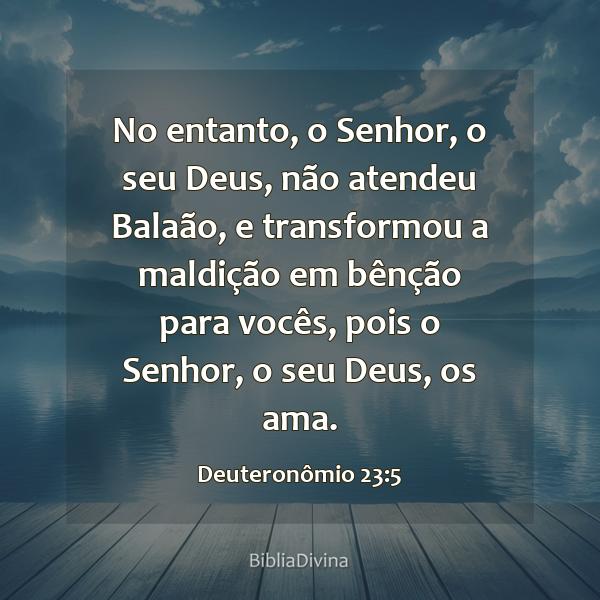 Deuteronômio 23:5