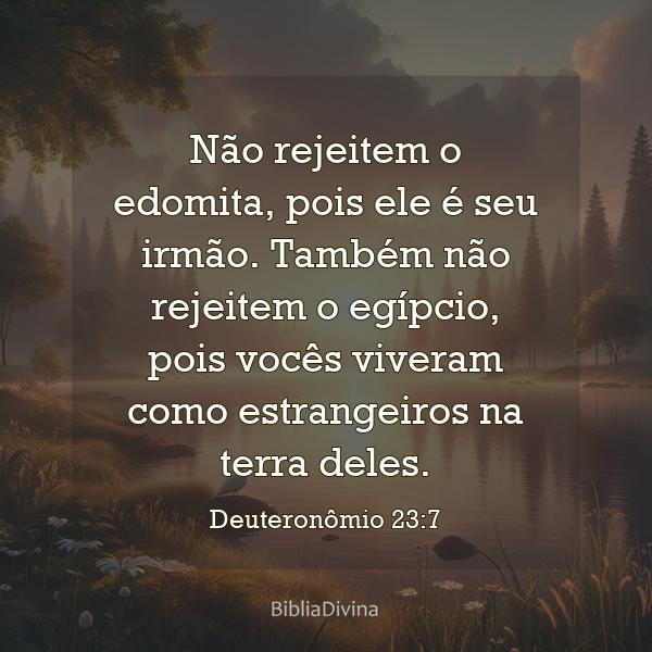 Deuteronômio 23:7