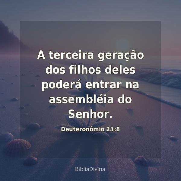 Deuteronômio 23:8