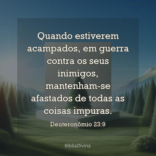 Deuteronômio 23:9