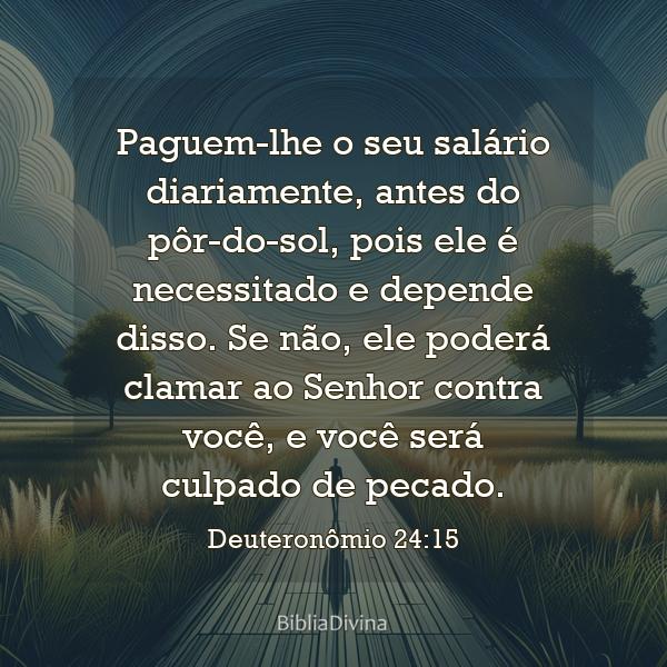 Deuteronômio 24:15