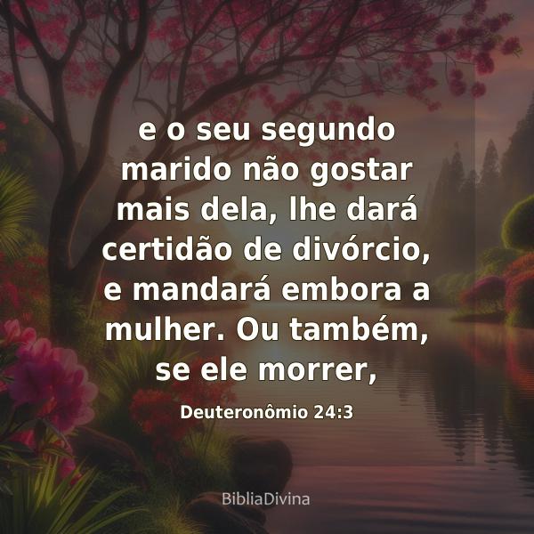 Deuteronômio 24:3