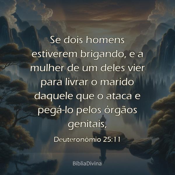 Deuteronômio 25:11