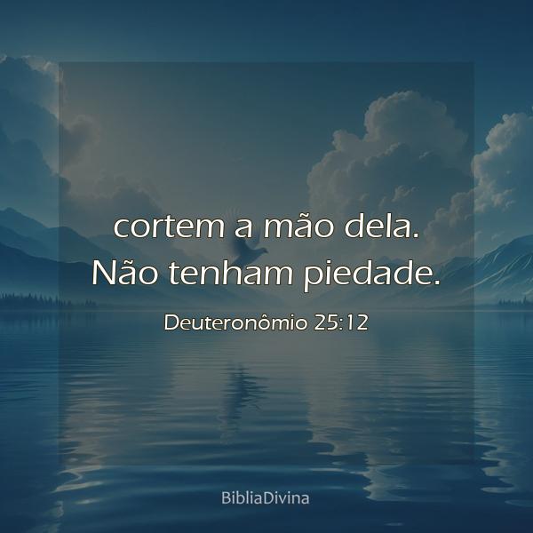 Deuteronômio 25:12