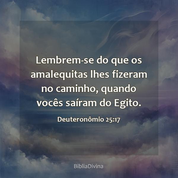 Deuteronômio 25:17