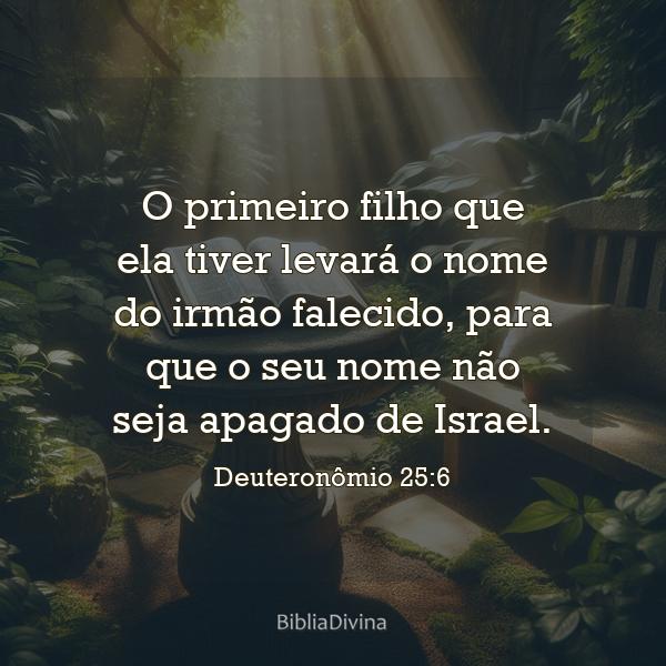 Deuteronômio 25:6