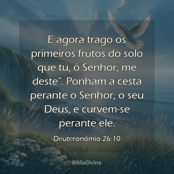 Deuteronômio 26:10