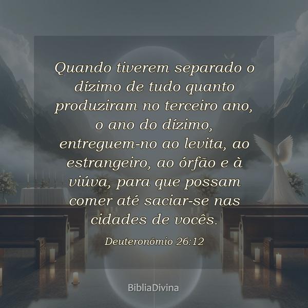 Deuteronômio 26:12