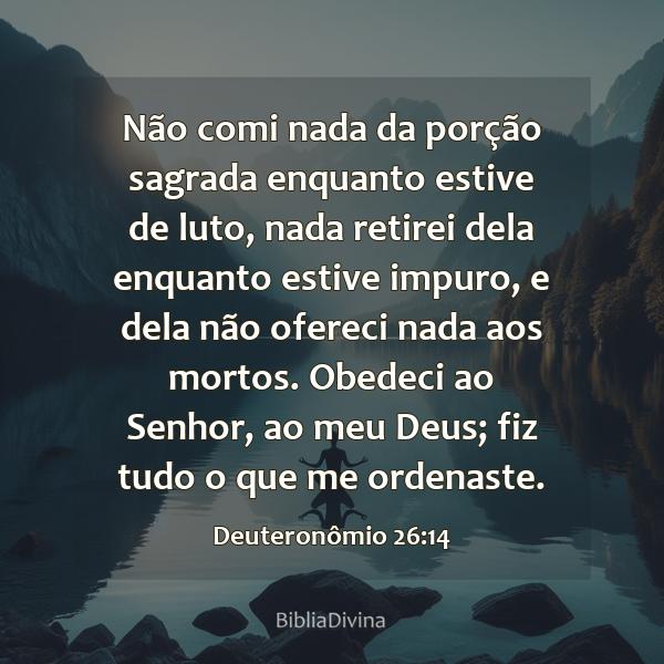 Deuteronômio 26:14