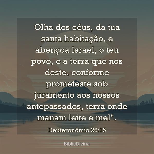 Deuteronômio 26:15