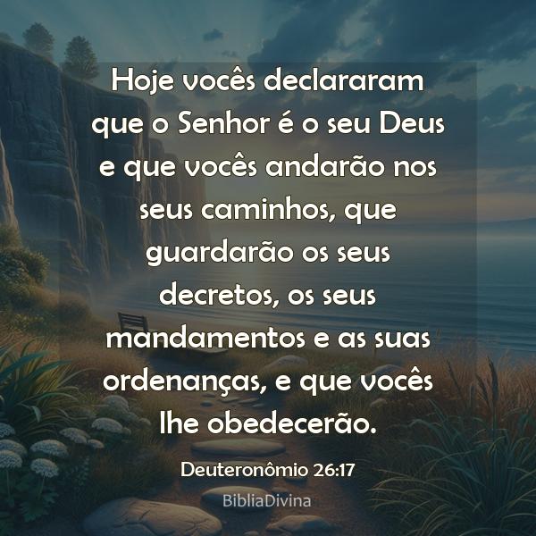 Deuteronômio 26:17