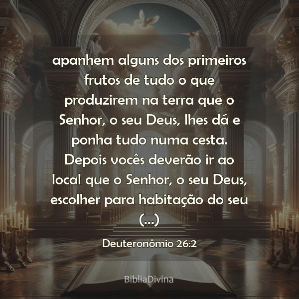 Deuteronômio 26:2