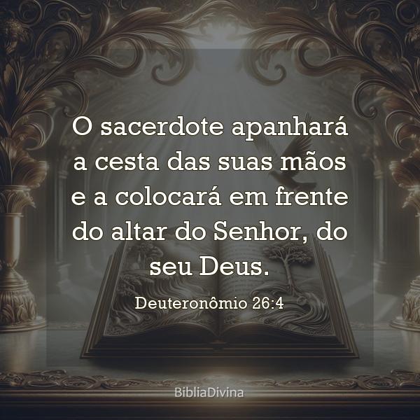 Deuteronômio 26:4