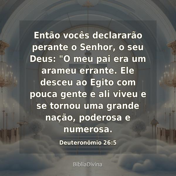 Deuteronômio 26:5