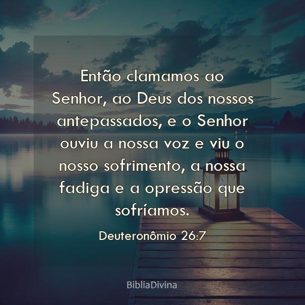 Deuteronômio 26:7