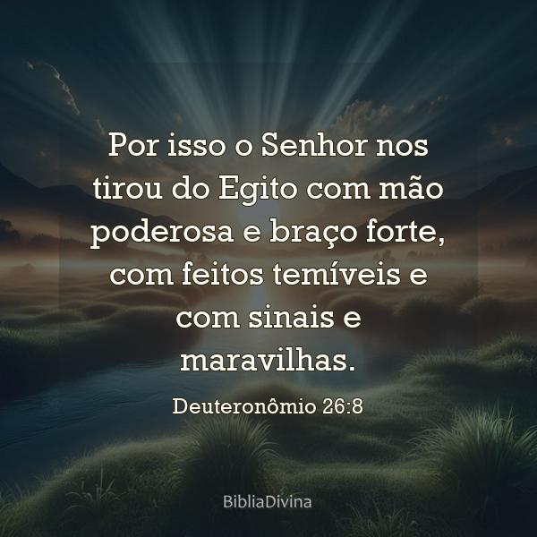 Deuteronômio 26:8