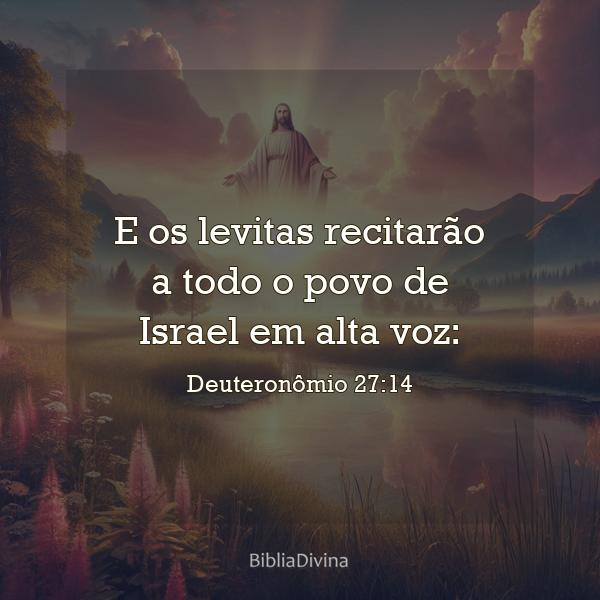 Deuteronômio 27:14