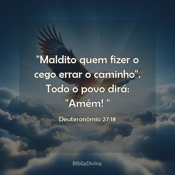 Deuteronômio 27:18