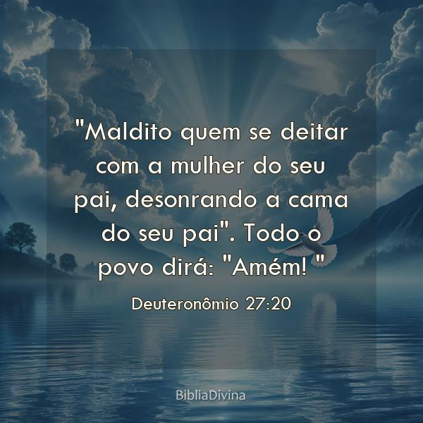 Deuteronômio 27:20