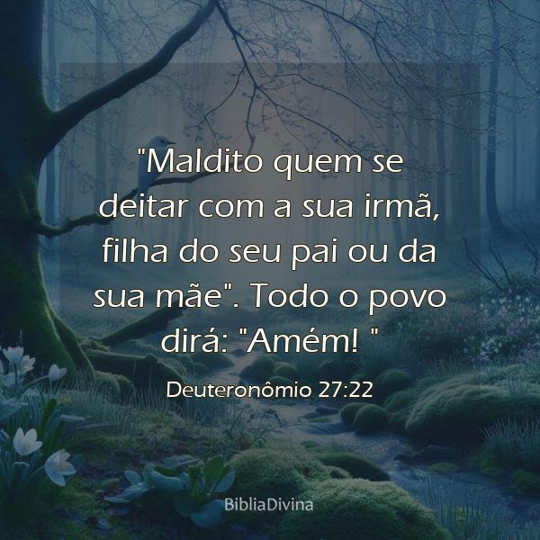 Deuteronômio 27:22