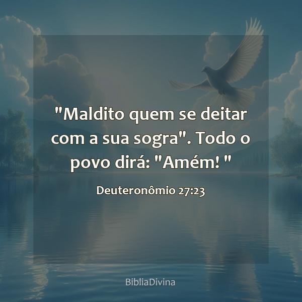 Deuteronômio 27:23