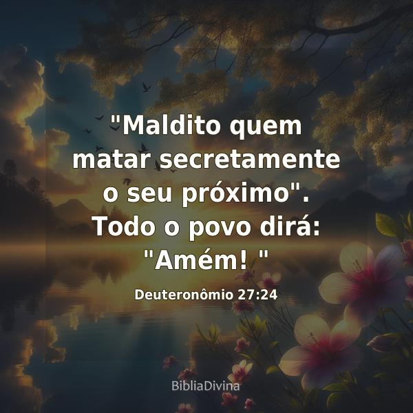 Deuteronômio 27:24